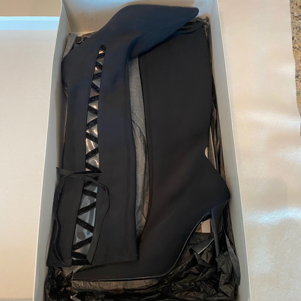 Casadei Stretch Nylon Boots (Size 9 US Womens)